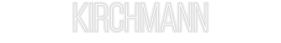 Konfiguriertes Neonschild: Kirchmann - Official Neon - led neon schild schriftzug personalisiert