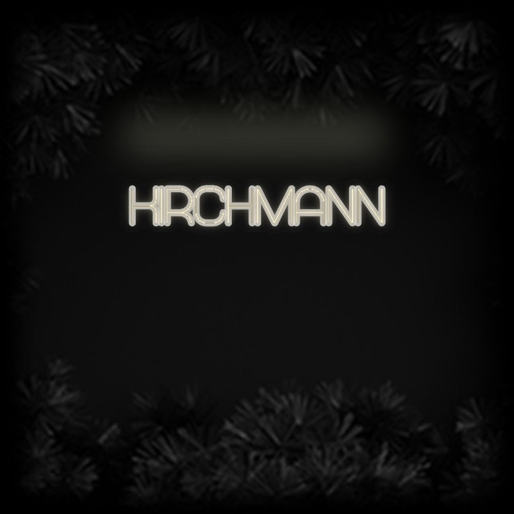 Konfiguriertes Neonschild: Kirchmann - Official Neon - led neon schild schriftzug personalisiert