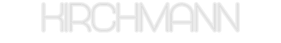 Konfiguriertes Neonschild: Kirchmann - Official Neon - led neon schild schriftzug personalisiert