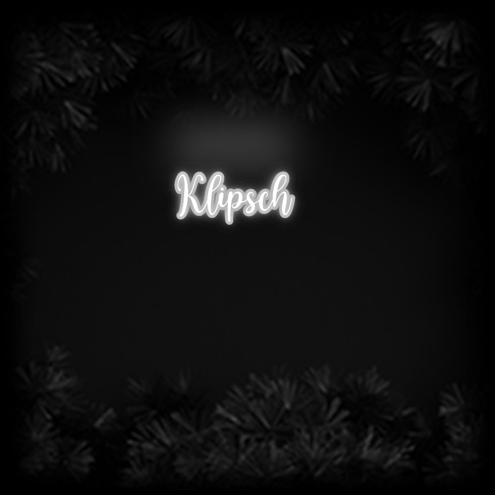 Konfiguriertes Neonschild: Klipsch - Official Neon - led neon schild schriftzug personalisiert