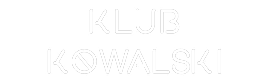 Konfiguriertes Neonschild: KLUB KOWALSKI - Official Neon - led neon schild schriftzug personalisiert