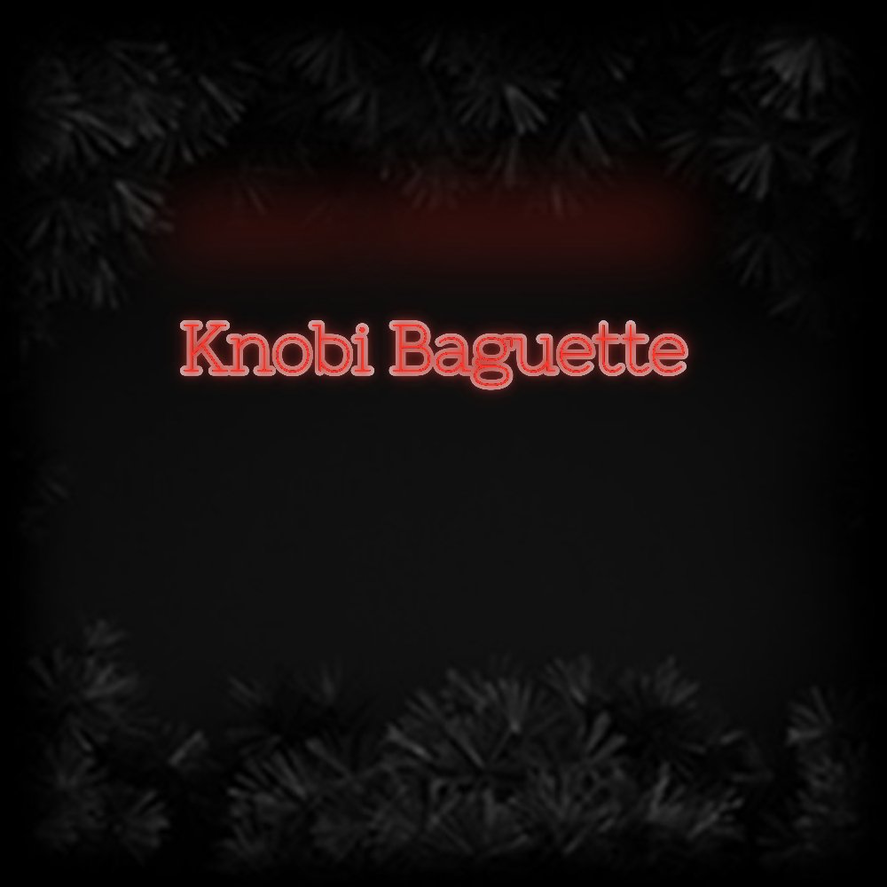 Konfiguriertes Neonschild: Knobi Baguette - Official Neon - led neon schild schriftzug personalisiert