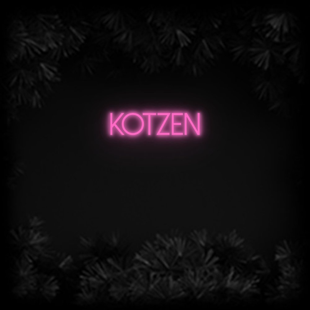 Konfiguriertes Neonschild: Kotzen - Official Neon - led neon schild schriftzug personalisiert