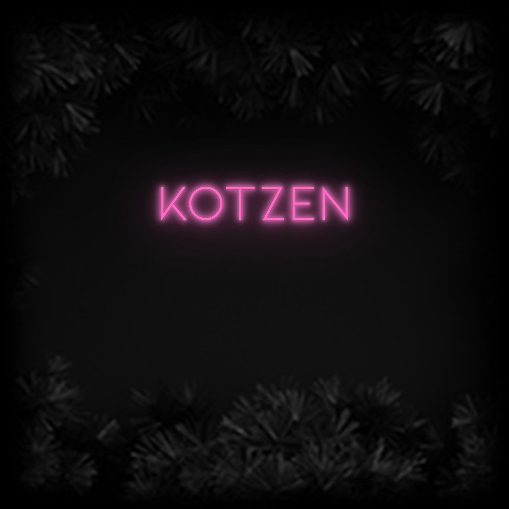 Konfiguriertes Neonschild: KOTZEN - Official Neon - led neon schild schriftzug personalisiert
