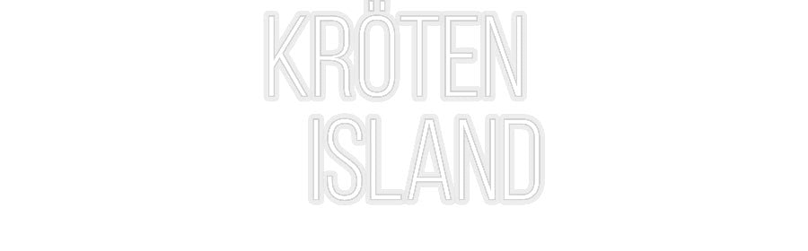 Konfiguriertes Neonschild: Kröten Island - Official Neon - led neon schild schriftzug personalisiert
