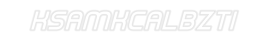 Konfiguriertes Neonschild: ksamkcalbzti - Official Neon - led neon schild schriftzug personalisiert