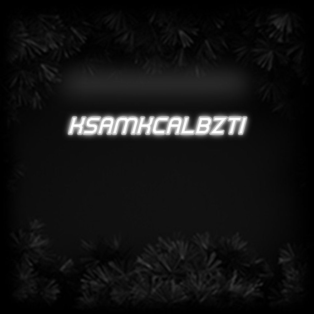 Konfiguriertes Neonschild: ksamkcalbzti - Official Neon - led neon schild schriftzug personalisiert