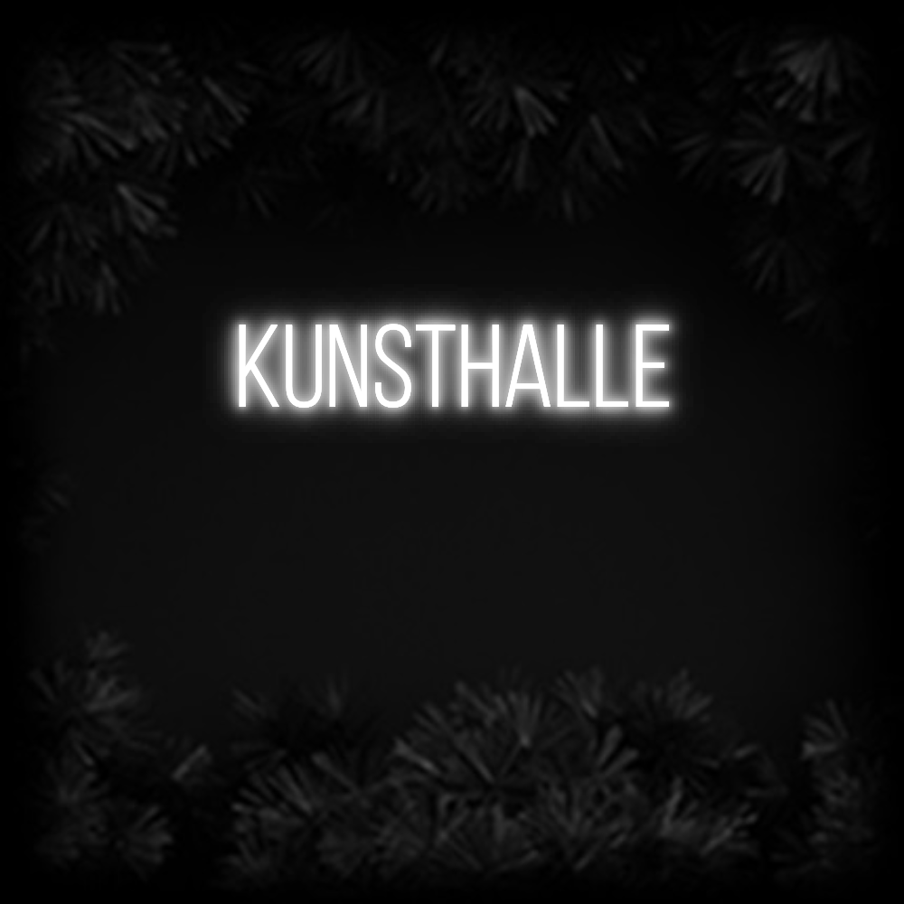 Konfiguriertes Neonschild: KUNSTHALLE - Official Neon - led neon schild schriftzug personalisiert