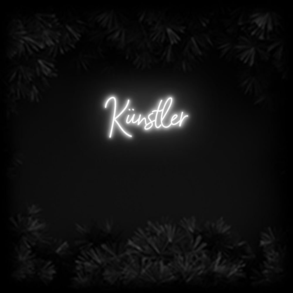 Konfiguriertes Neonschild: Künstler - Official Neon - led neon schild schriftzug personalisiert