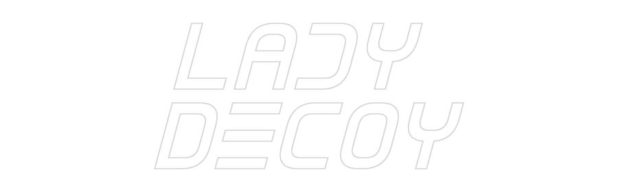 Konfiguriertes Neonschild: Lady Decoy - Official Neon - led neon schild schriftzug personalisiert