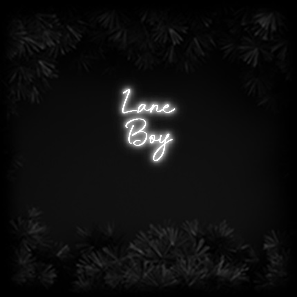 Konfiguriertes Neonschild: Lane Boy - Official Neon - led neon schild schriftzug personalisiert