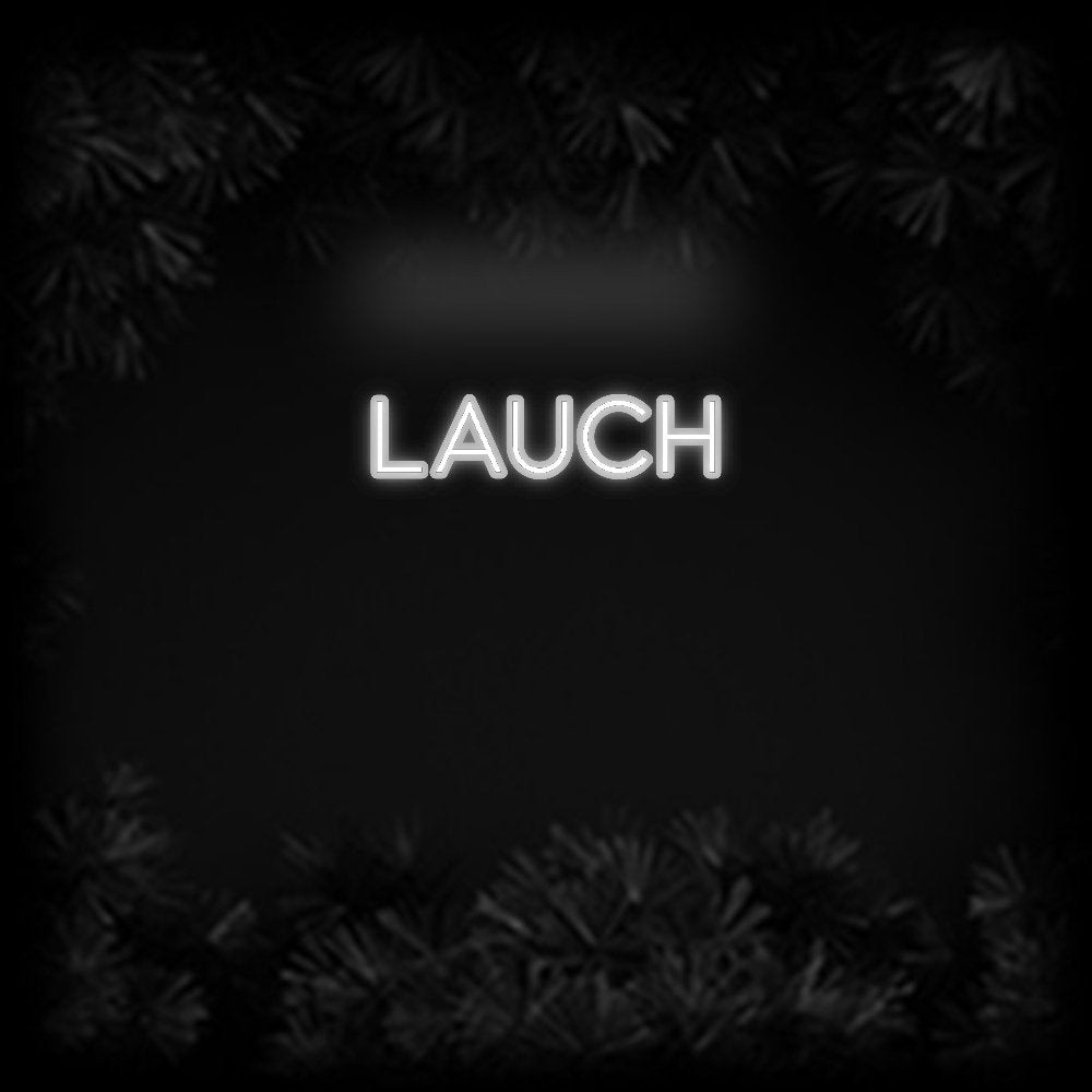 Konfiguriertes Neonschild: LAUCH - Official Neon - led neon schild schriftzug personalisiert