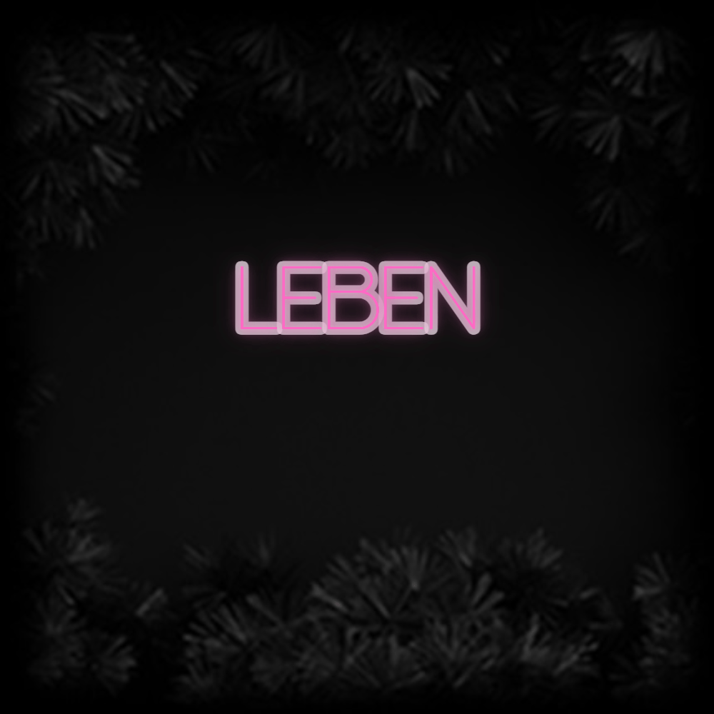 Konfiguriertes Neonschild: Leben - Official Neon - led neon schild schriftzug personalisiert