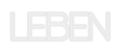 Konfiguriertes Neonschild: Leben - Official Neon - led neon schild schriftzug personalisiert
