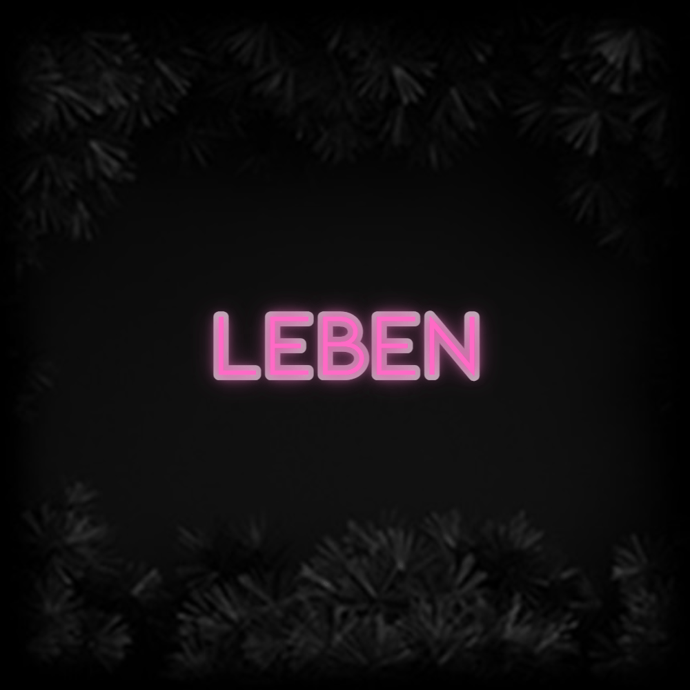 Konfiguriertes Neonschild: Leben - Official Neon - led neon schild schriftzug personalisiert