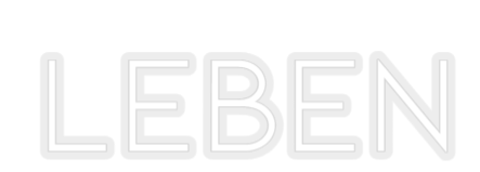 Konfiguriertes Neonschild: Leben - Official Neon - led neon schild schriftzug personalisiert