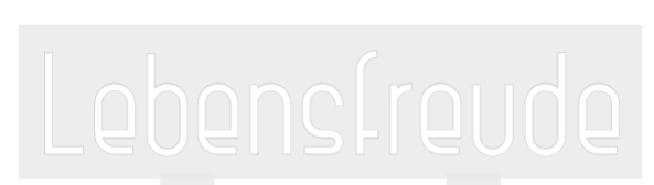 Konfiguriertes Neonschild: Lebensfreude - Official Neon - led neon schild schriftzug personalisiert