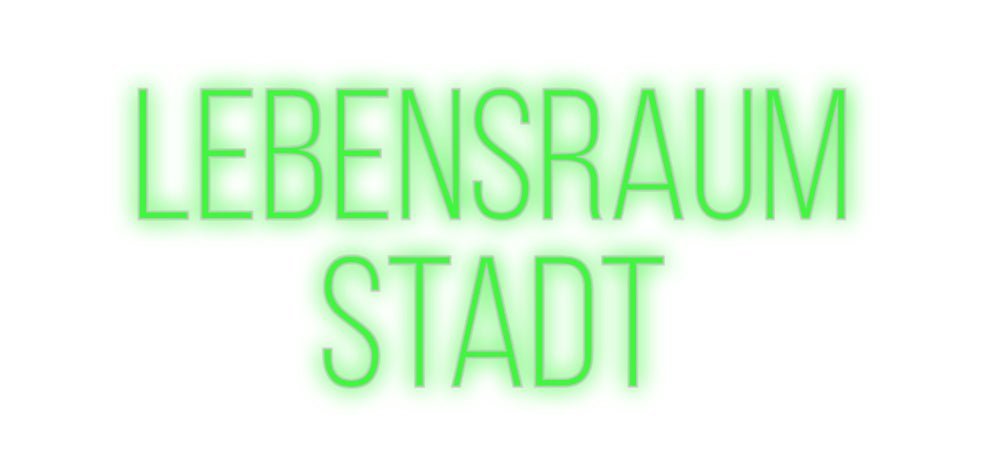 Konfiguriertes Neonschild: Lebensraum S... - Official Neon - led neon schild schriftzug personalisiert