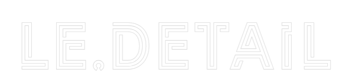 Konfiguriertes Neonschild: LE.DETAIL - Official Neon - led neon schild schriftzug personalisiert