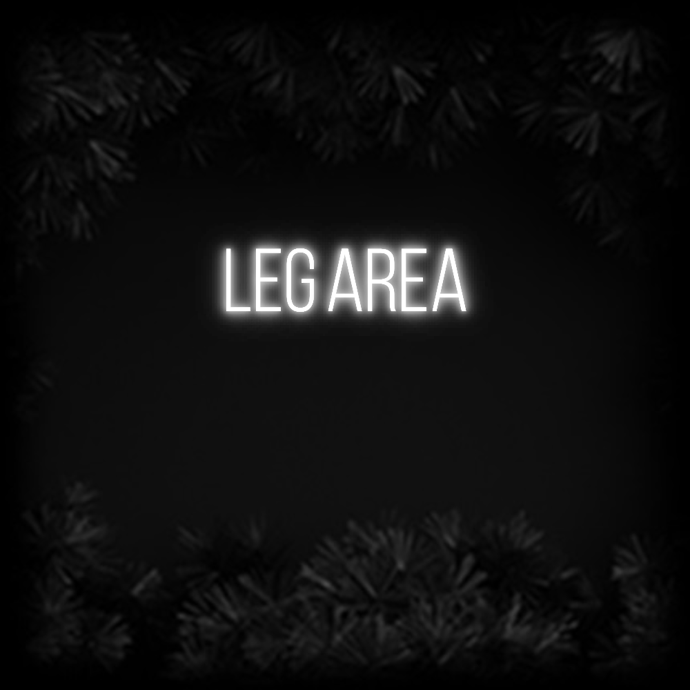 Konfiguriertes Neonschild: LEG AREA - Official Neon - led neon schild schriftzug personalisiert