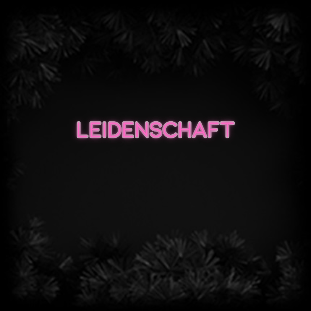 Konfiguriertes Neonschild: Leidenschaft - Official Neon - led neon schild schriftzug personalisiert