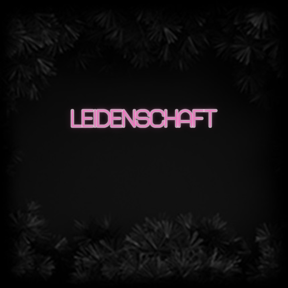 Konfiguriertes Neonschild: Leidenschaft - Official Neon - led neon schild schriftzug personalisiert