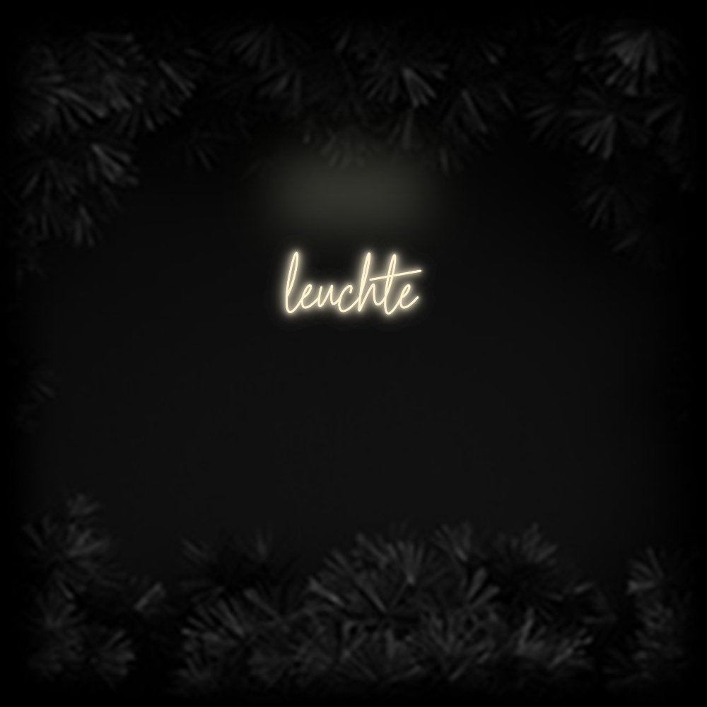 Konfiguriertes Neonschild: leuchte - Official Neon - led neon schild schriftzug personalisiert