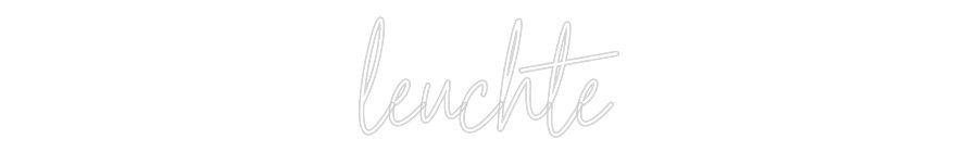 Konfiguriertes Neonschild: leuchte - Official Neon - led neon schild schriftzug personalisiert
