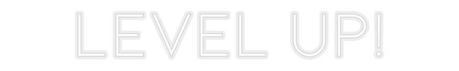 Konfiguriertes Neonschild: LEVEL UP! - Official Neon - led neon schild schriftzug personalisiert
