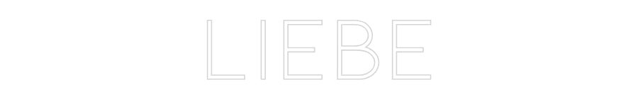 Konfiguriertes Neonschild: LIEBE - Official Neon - led neon schild schriftzug personalisiert