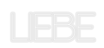 Konfiguriertes Neonschild: Liebe - Official Neon - led neon schild schriftzug personalisiert