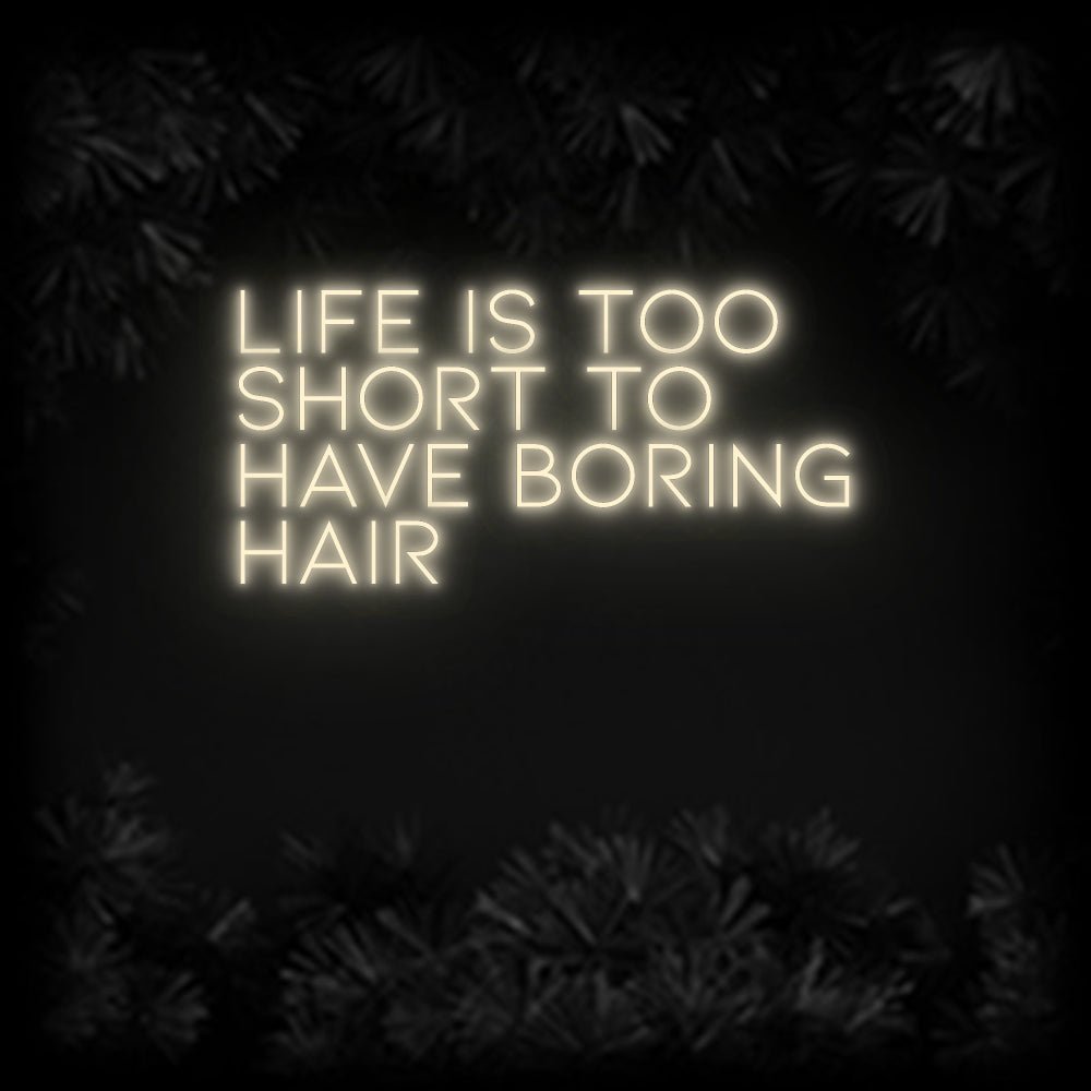 Konfiguriertes Neonschild: life is too ... - Official Neon - led neon schild schriftzug personalisiert