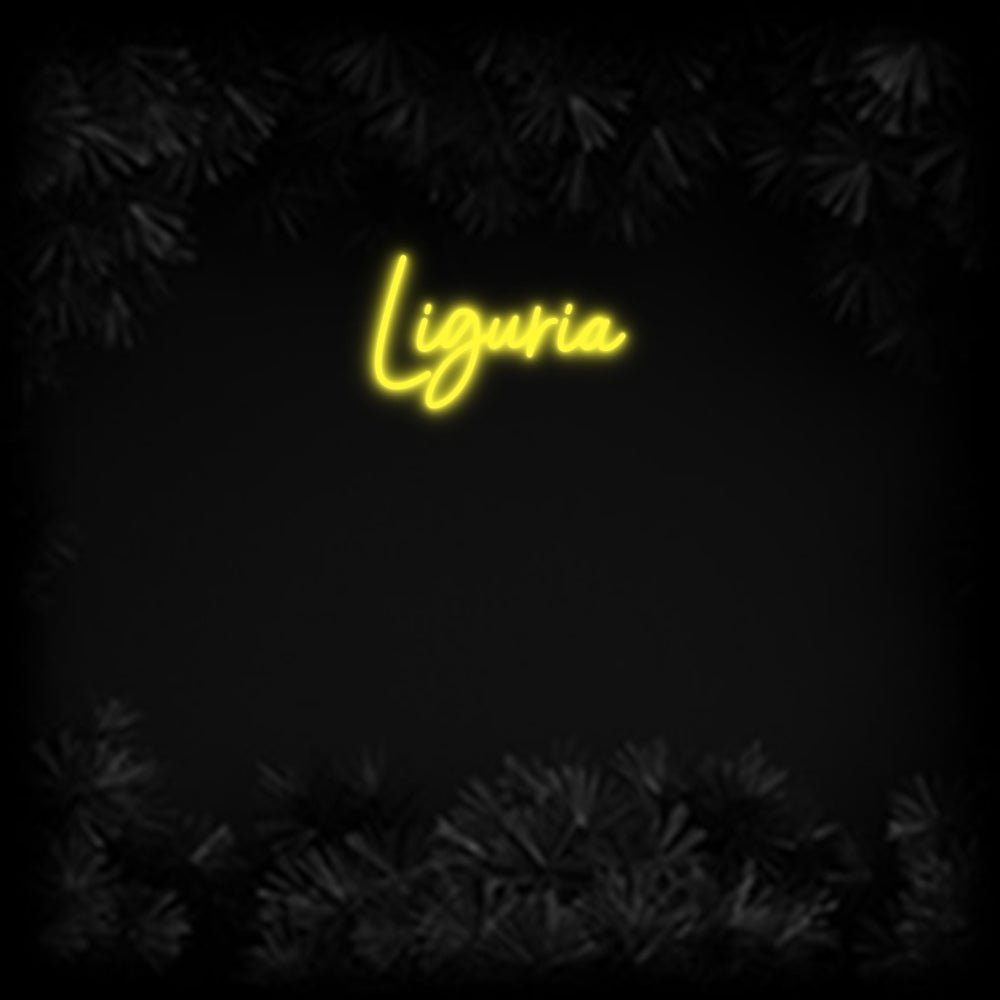Konfiguriertes Neonschild: Liguria - Official Neon - led neon schild schriftzug personalisiert