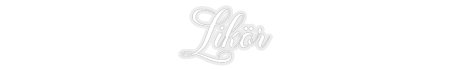 Konfiguriertes Neonschild: Likör - Official Neon - led neon schild schriftzug personalisiert