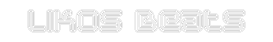 Konfiguriertes Neonschild: Likos Beats - Official Neon - led neon schild schriftzug personalisiert