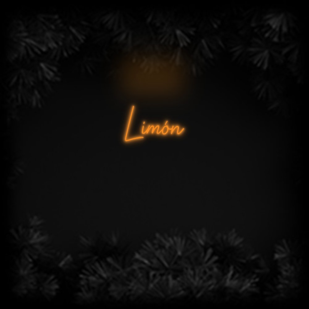 Konfiguriertes Neonschild: Limón - Official Neon - led neon schild schriftzug personalisiert