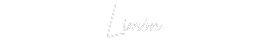 Konfiguriertes Neonschild: Limón - Official Neon - led neon schild schriftzug personalisiert