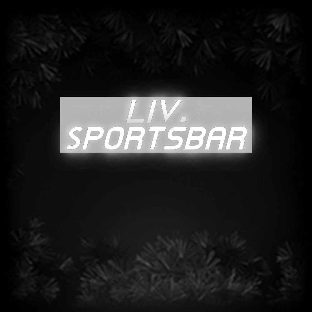 Konfiguriertes Neonschild: LIV. Sportsbar - Official Neon - led neon schild schriftzug personalisiert
