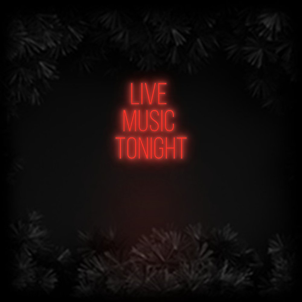Konfiguriertes Neonschild: Live music ... - Official Neon - led neon schild schriftzug personalisiert