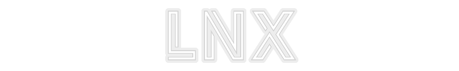 Konfiguriertes Neonschild: LNX - Official Neon - led neon schild schriftzug personalisiert