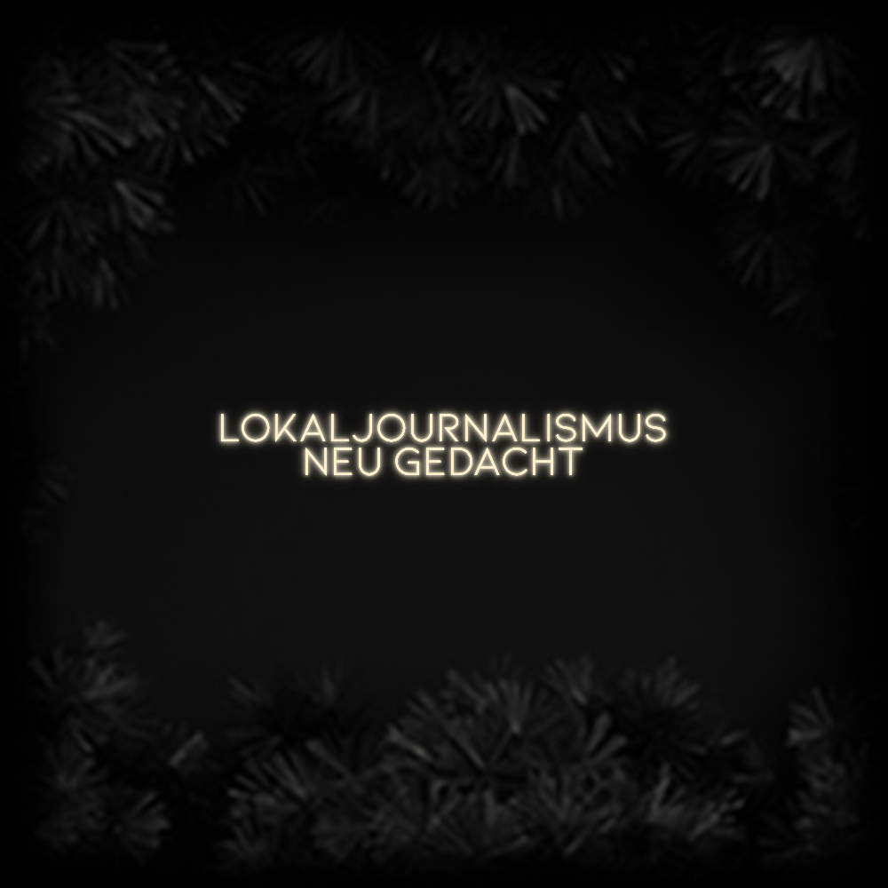 Konfiguriertes Neonschild: Lokaljournalism... - Official Neon - led neon schild schriftzug personalisiert
