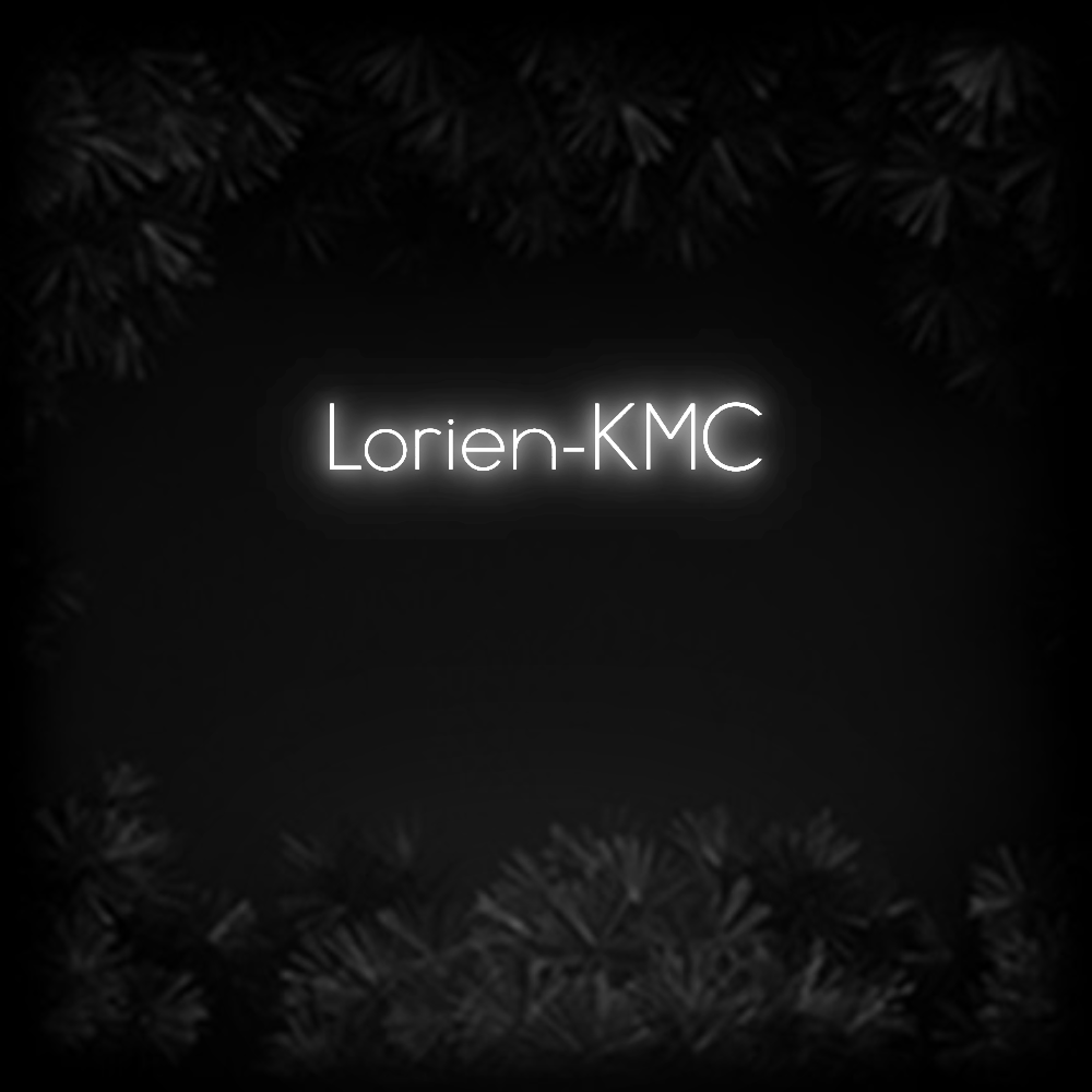 Konfiguriertes Neonschild: Lorien - KMC - Official Neon - led neon schild schriftzug personalisiert
