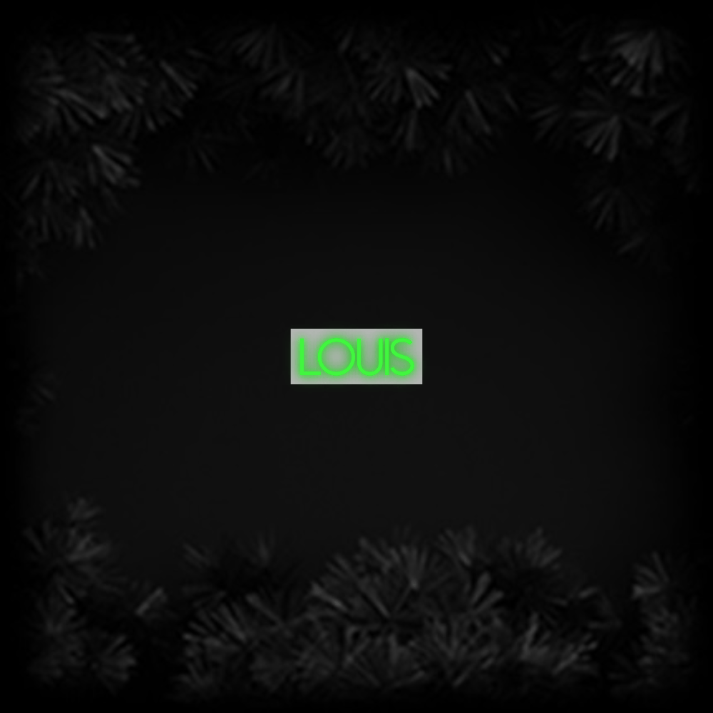 Konfiguriertes Neonschild: LOUIS - Official Neon - led neon schild schriftzug personalisiert
