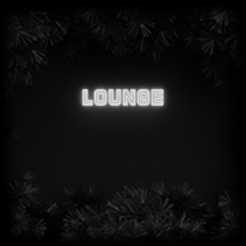 Konfiguriertes Neonschild: LOUNGE - Official Neon - led neon schild schriftzug personalisiert