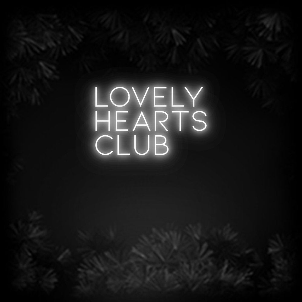 Konfiguriertes Neonschild: lovely heart... - Official Neon - led neon schild schriftzug personalisiert