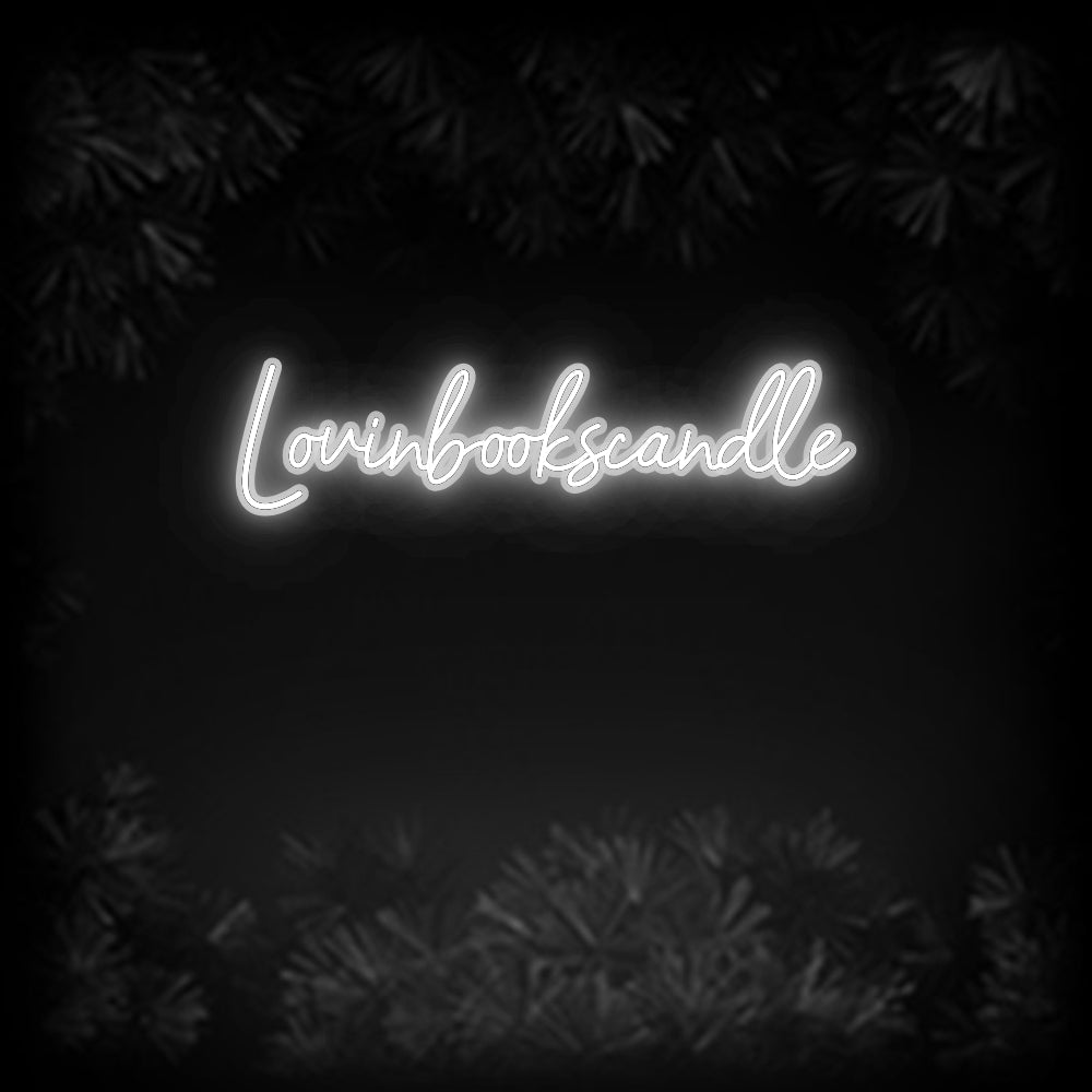 Konfiguriertes Neonschild: Lovinbookscan... - Official Neon - led neon schild schriftzug personalisiert