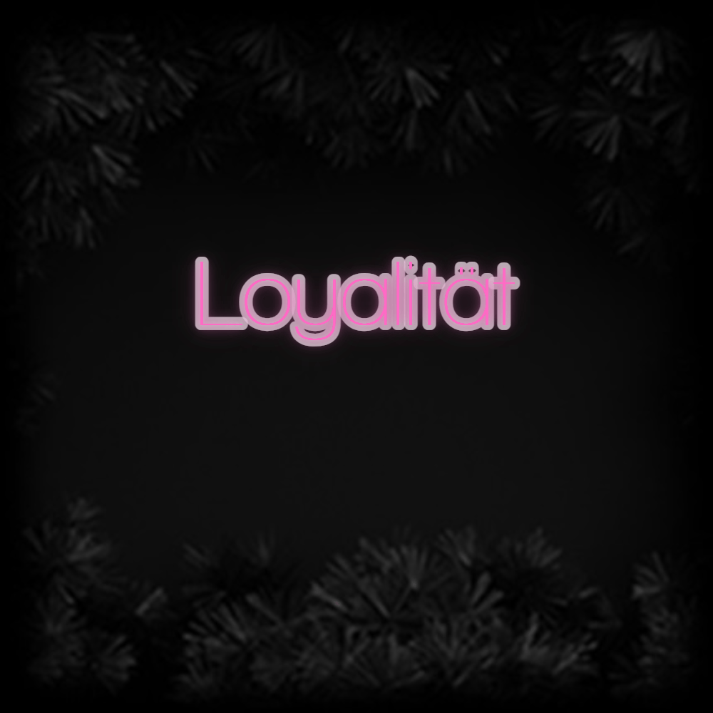 Konfiguriertes Neonschild: Loyalität - Official Neon - led neon schild schriftzug personalisiert