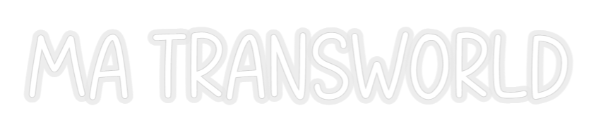 Konfiguriertes Neonschild: MA Transworld - Official Neon - led neon schild schriftzug personalisiert