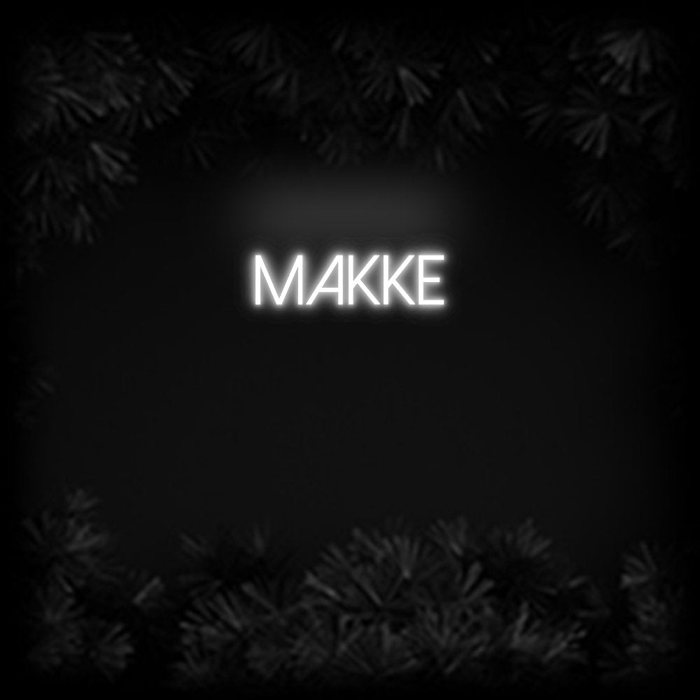 Konfiguriertes Neonschild: Makke - Official Neon - led neon schild schriftzug personalisiert