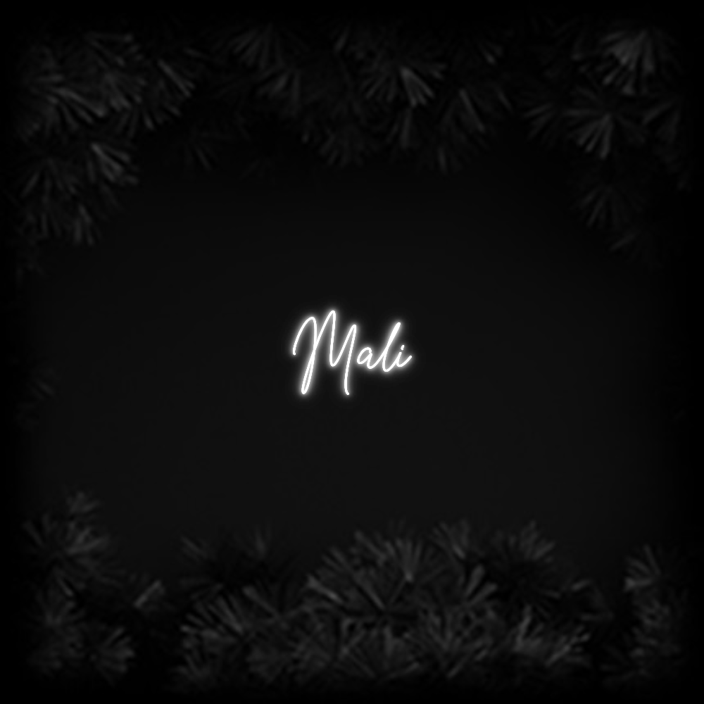 Konfiguriertes Neonschild: Mali - Official Neon - led neon schild schriftzug personalisiert